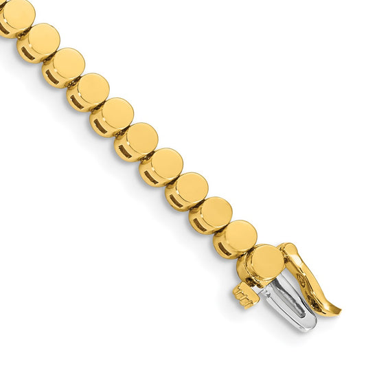 14k Holds 47 Stones up to 2.75mm, Add-A-Diamond Bracelet
