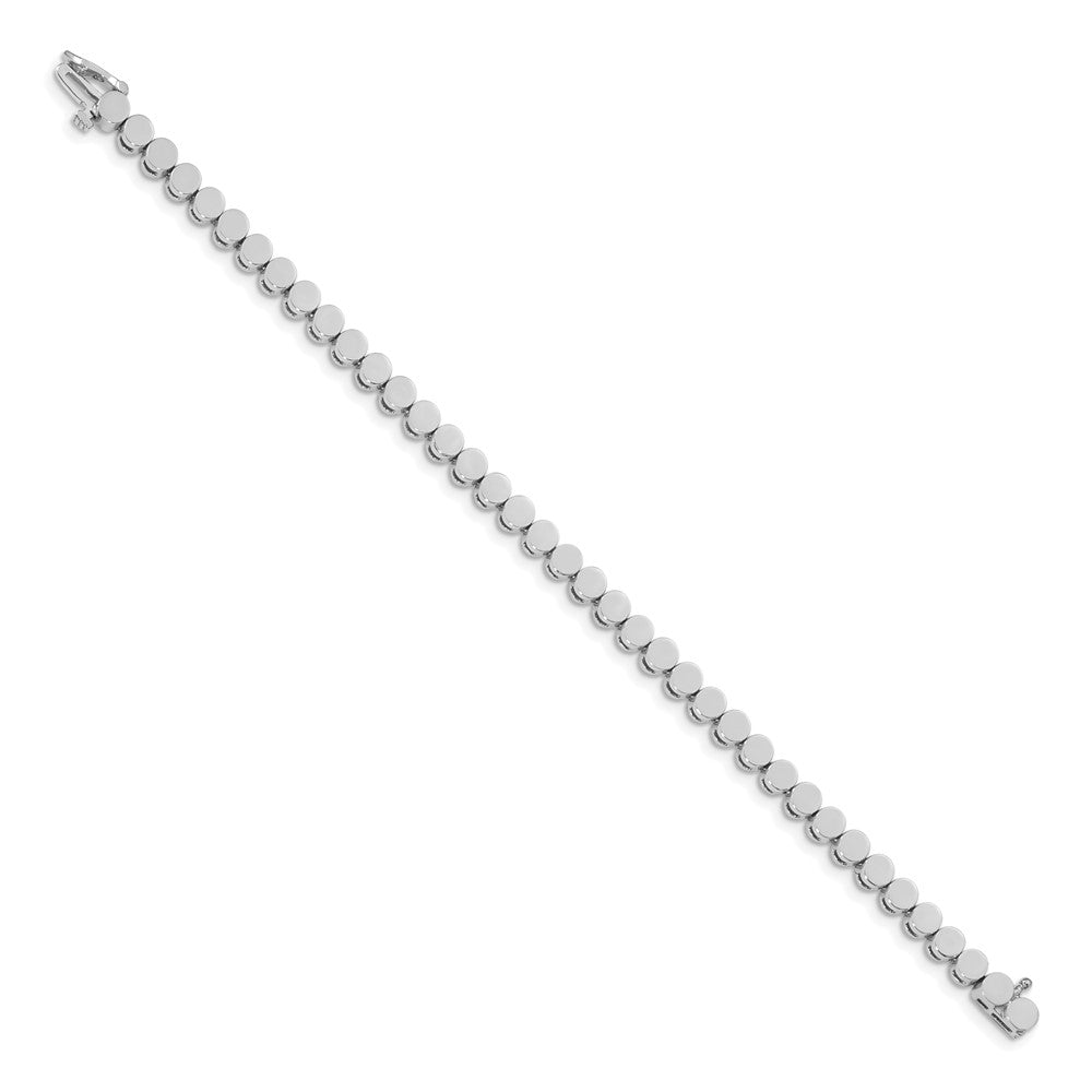 14k White Gold WG Holds 39 Stones up to 3mm, Add-a-Diamond Bracelet