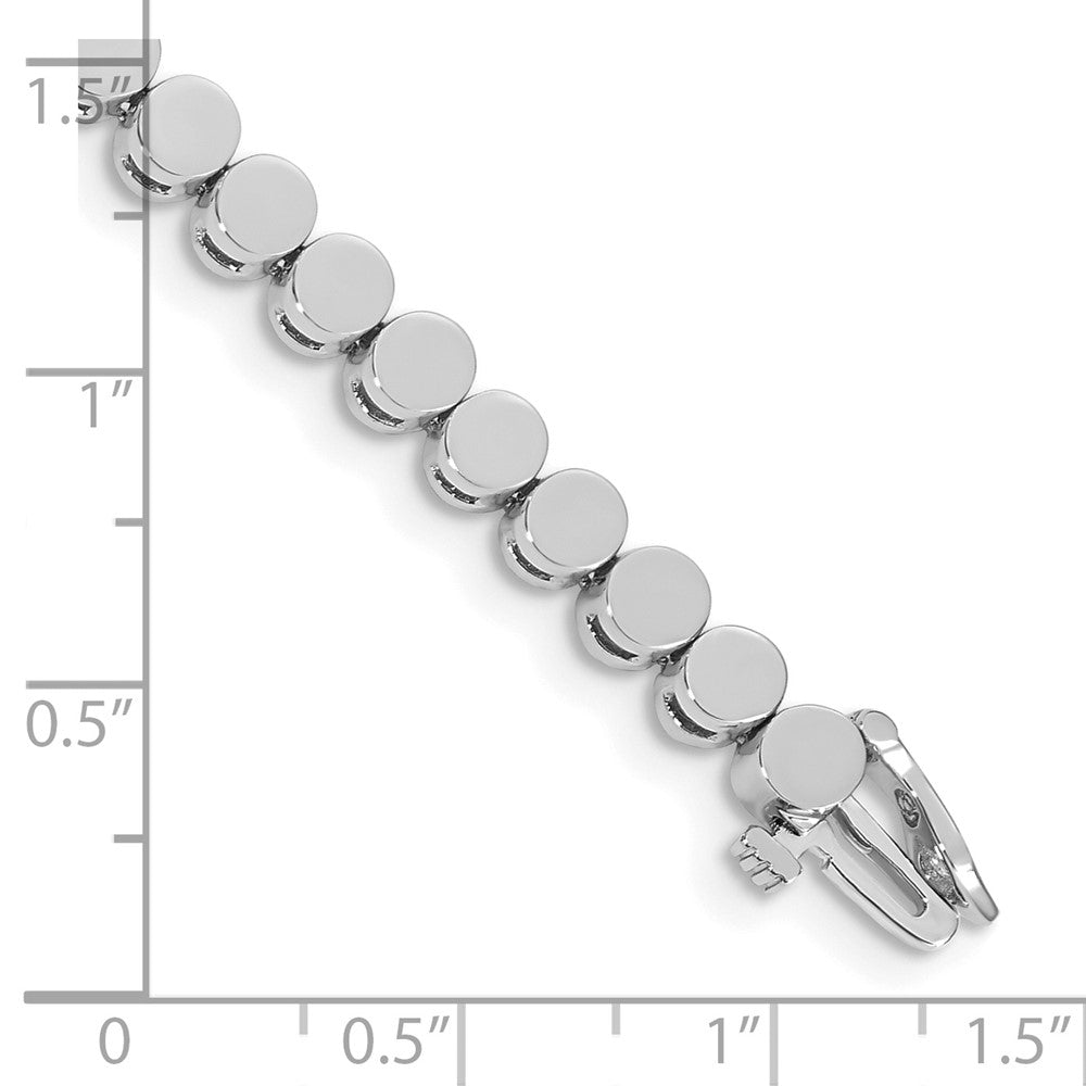 14k White Gold WG Holds 39 Stones up to 3mm, Add-a-Diamond Bracelet