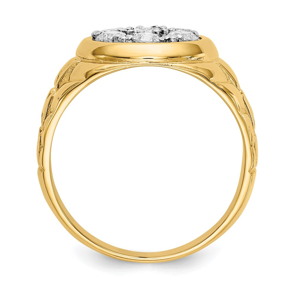 14k VS Diamond men's ring