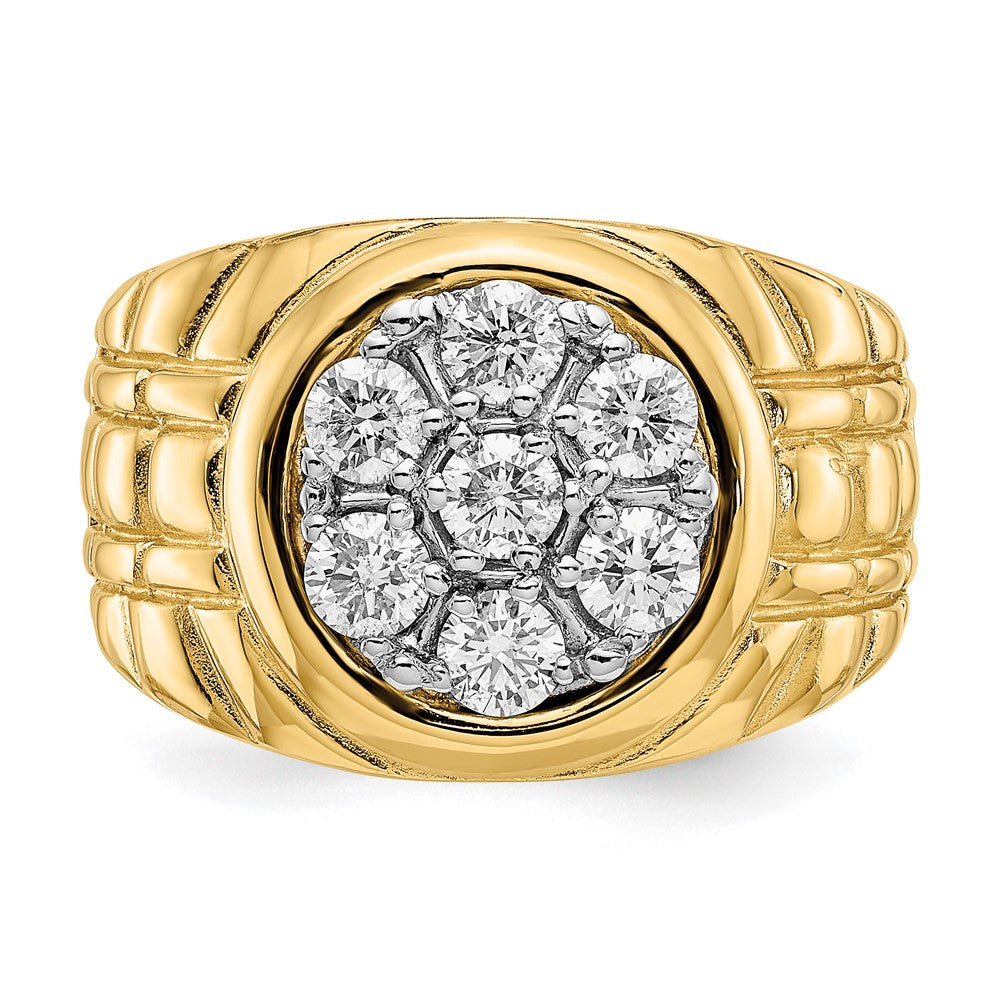 14k VS Diamond men's ring