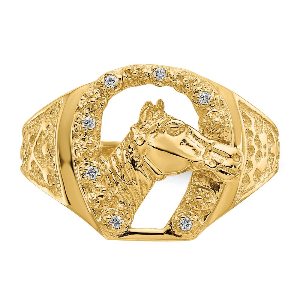 14k VS Diamond men's ring