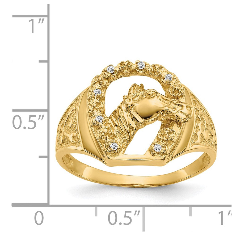 14k VS Diamond men's ring