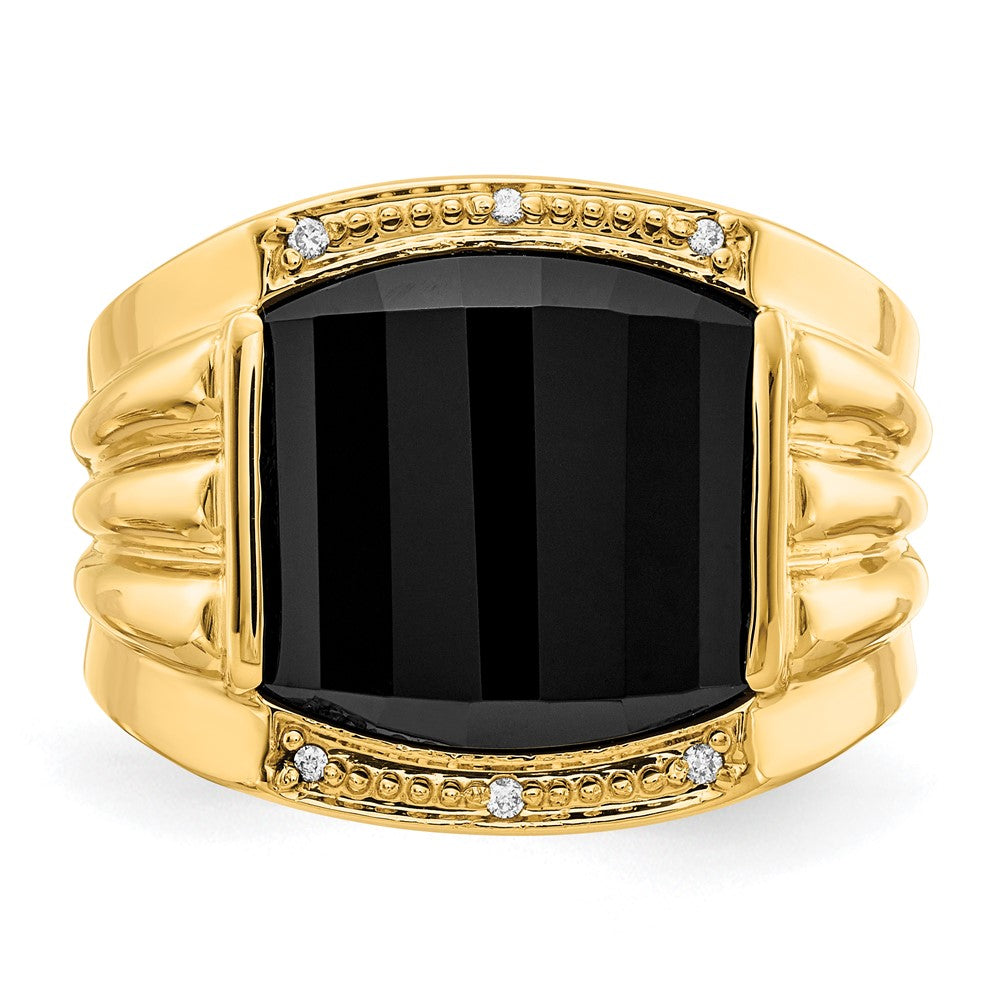 14k AA Diamond men's ring