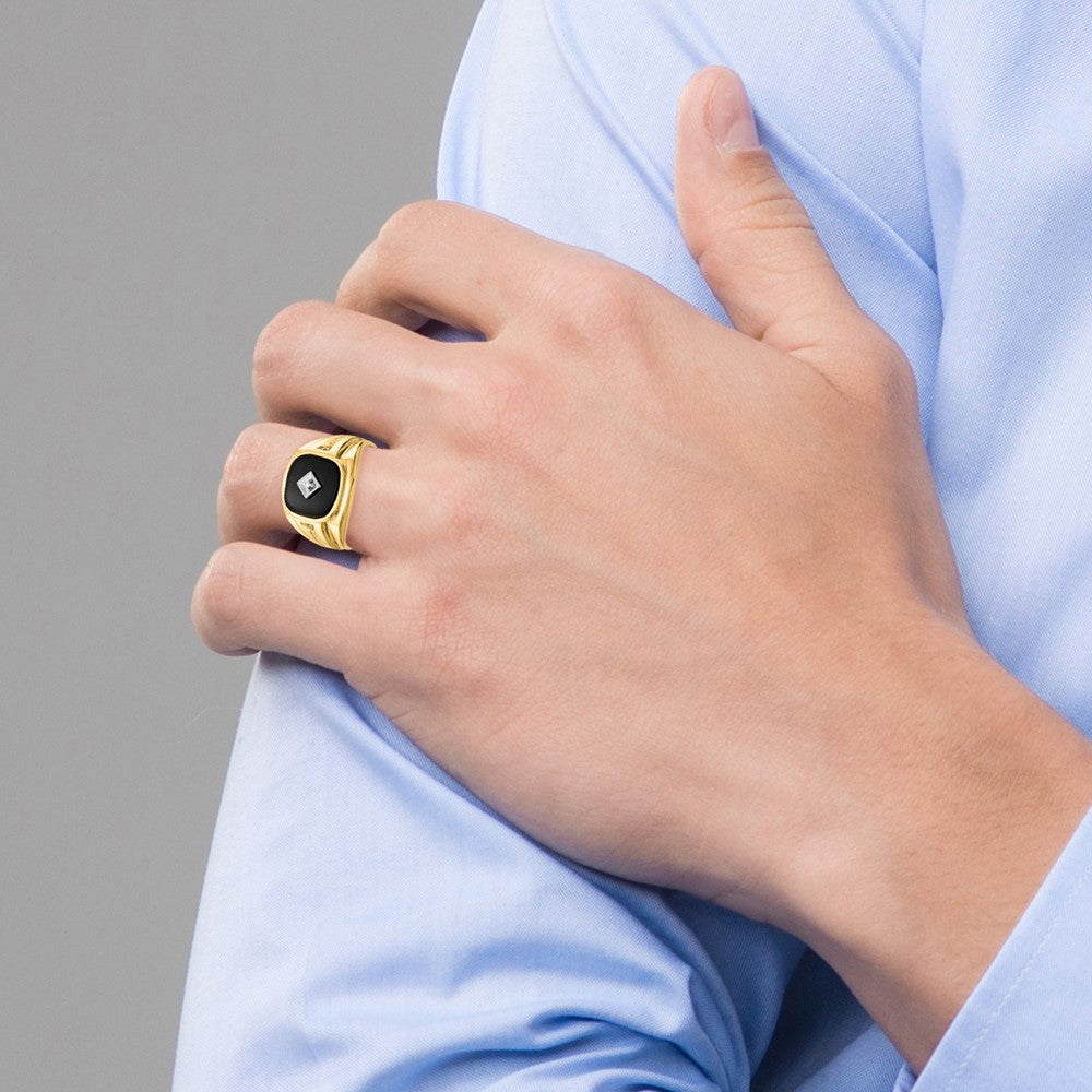 14k VS Diamond men's ring