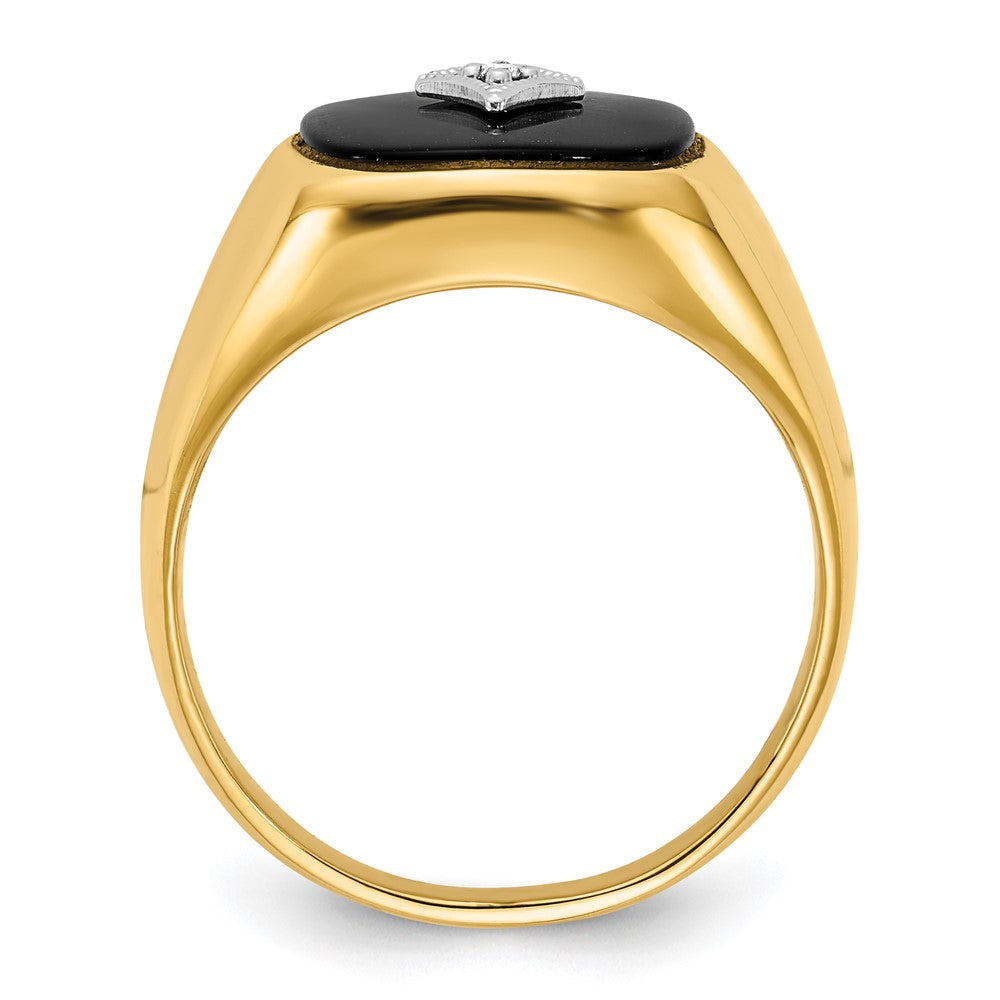 14k AA Diamond men's ring