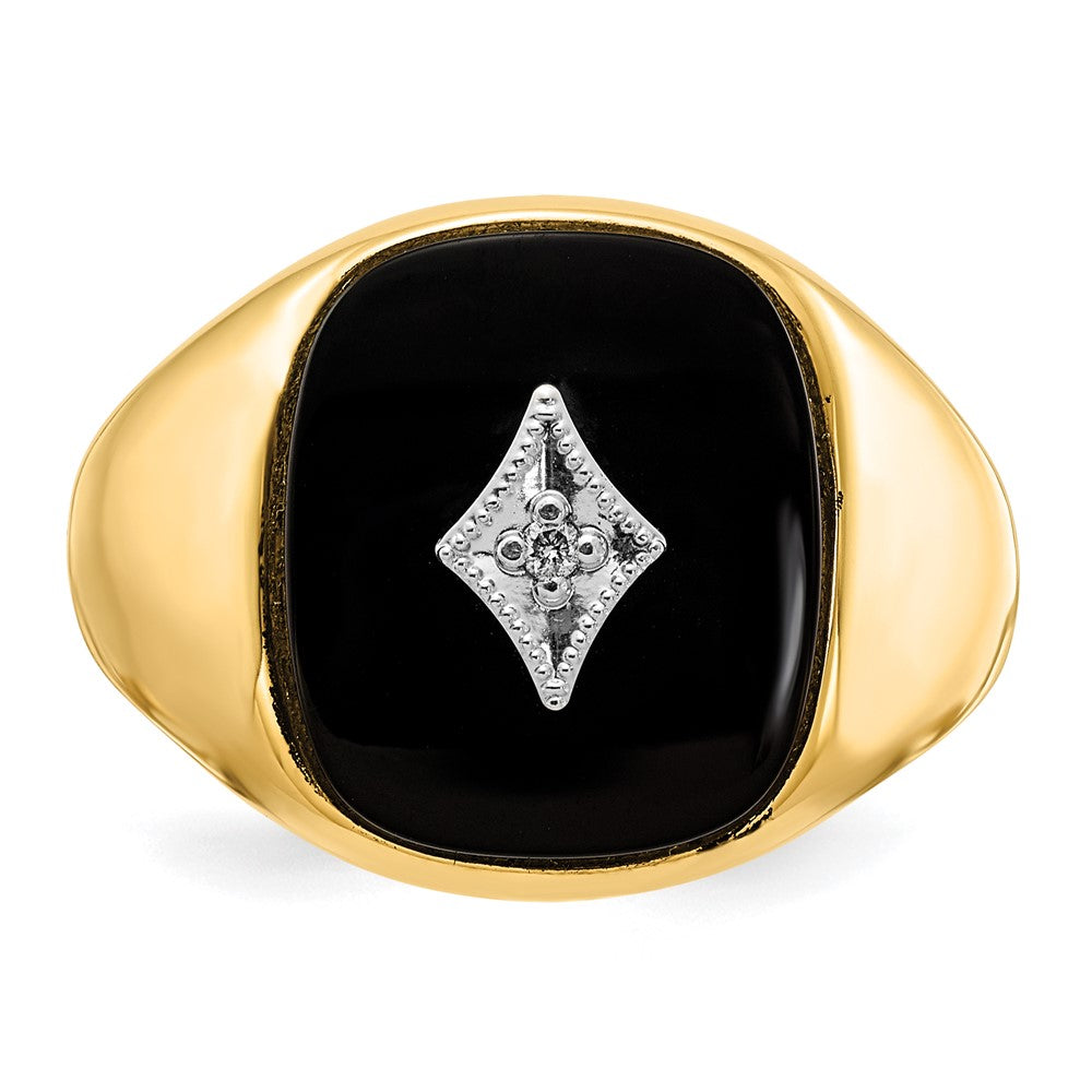 14k AA Diamond men's ring