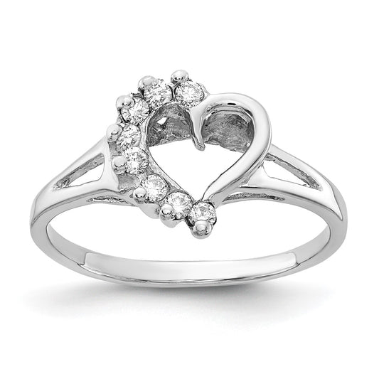14k White Gold A Diamond ring