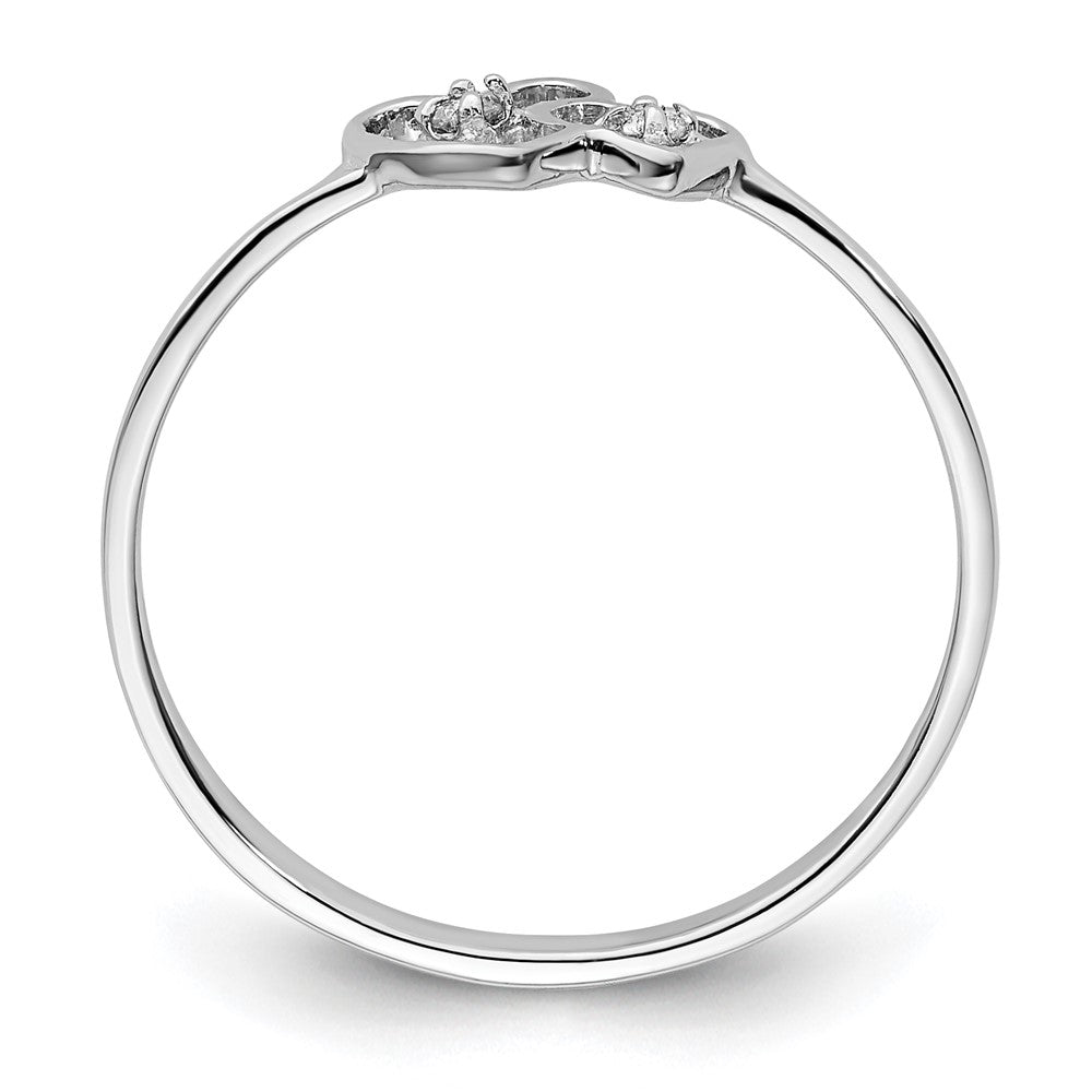14k White Gold AAA Diamond ring