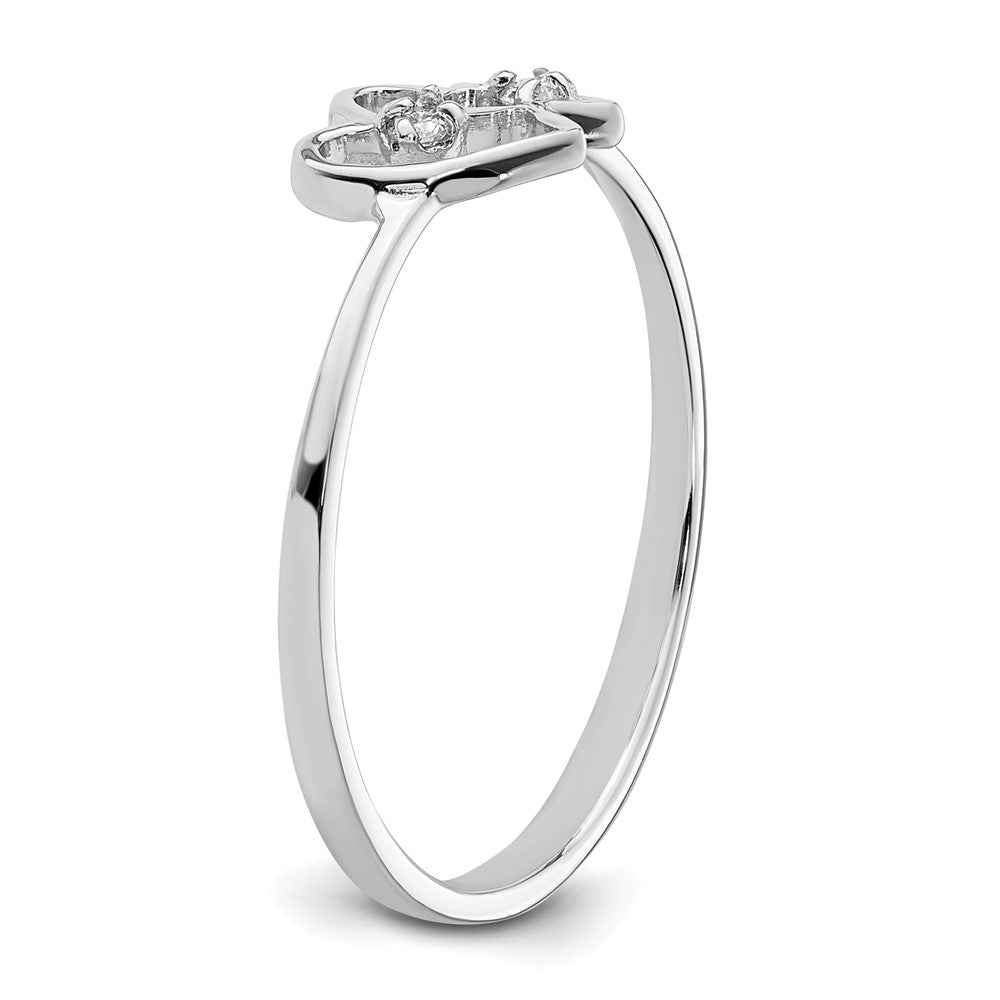 14k White Gold VS Diamond ring
