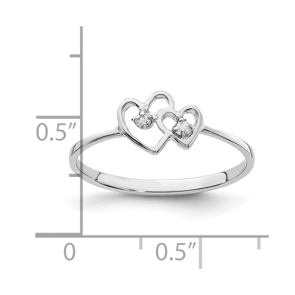 14k White Gold AAA Diamond ring