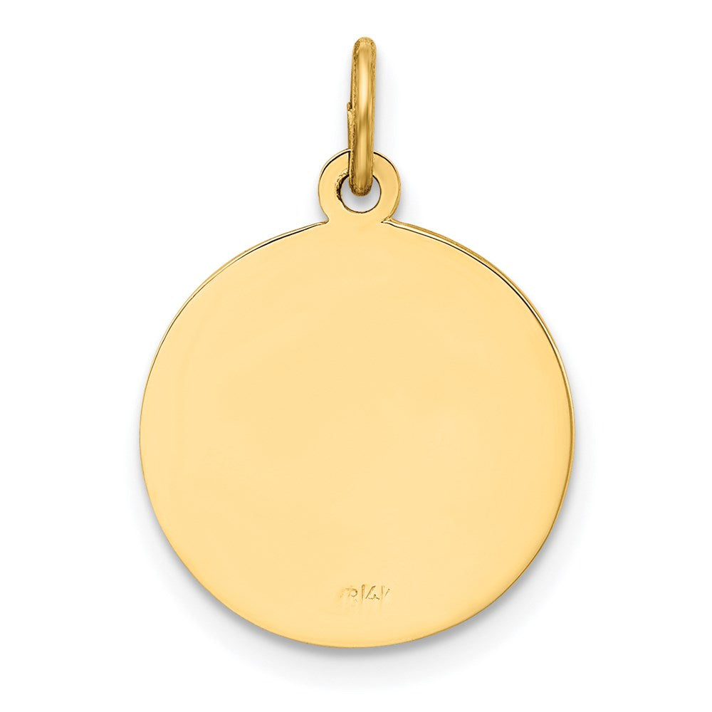 14k Our of Perpetual Help Medal Charm