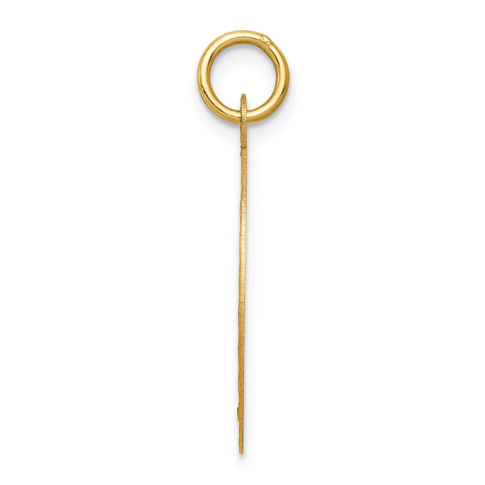 14k Confirmation Disc Charm