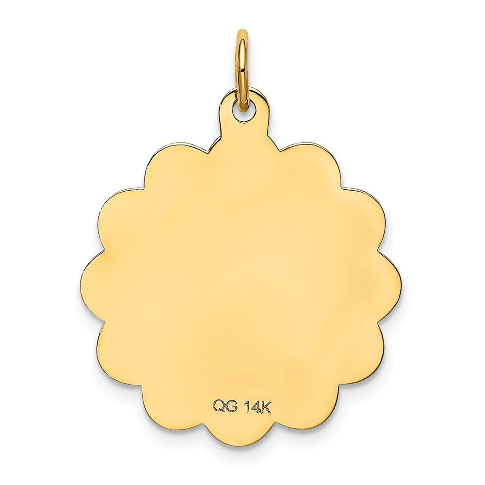 14K HAPPY BIRTHDAY Charm