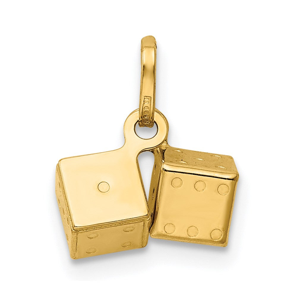 14k  3D Dice Charm