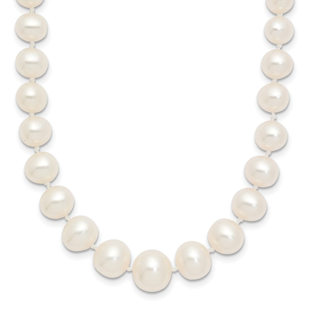 14k 4-9mm White Freshwater Cultured Pearl Graduated 18 inch Necklace