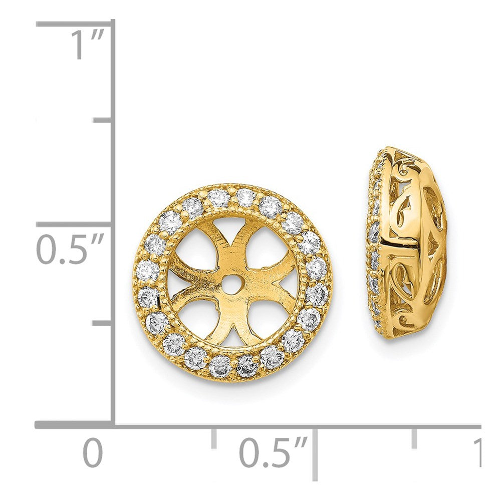 14k AA Diamond Earring Jacket