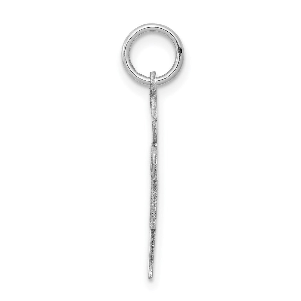 14k White Gold Charm