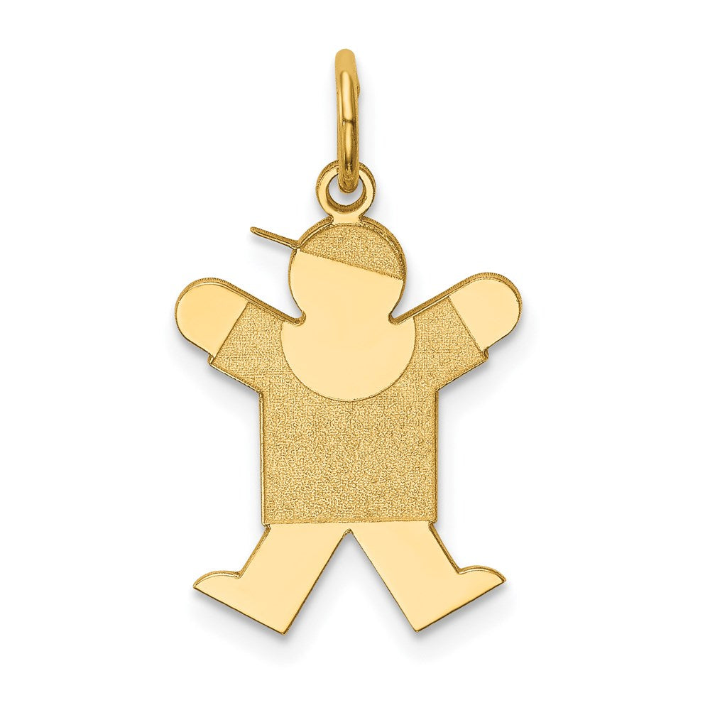 14k Yellow Gold Kid Charm