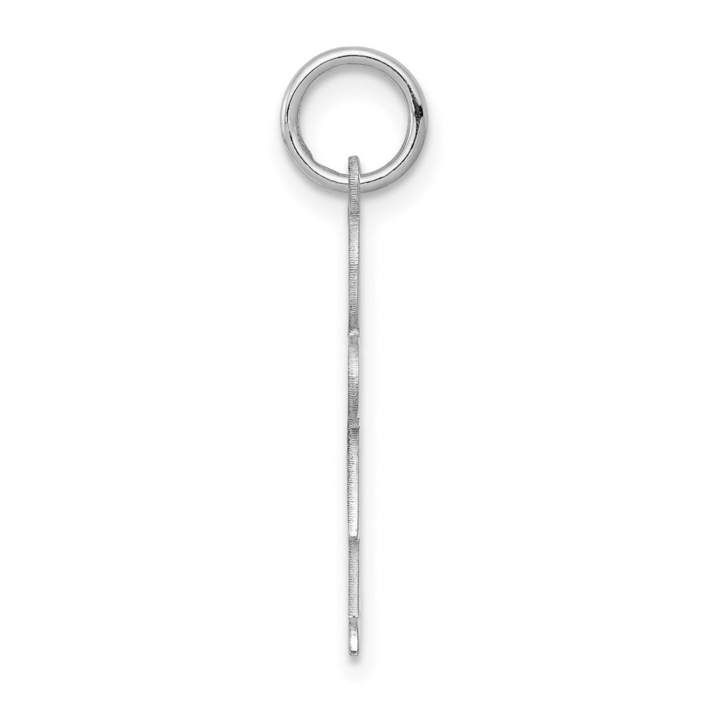 14k White Gold Charm