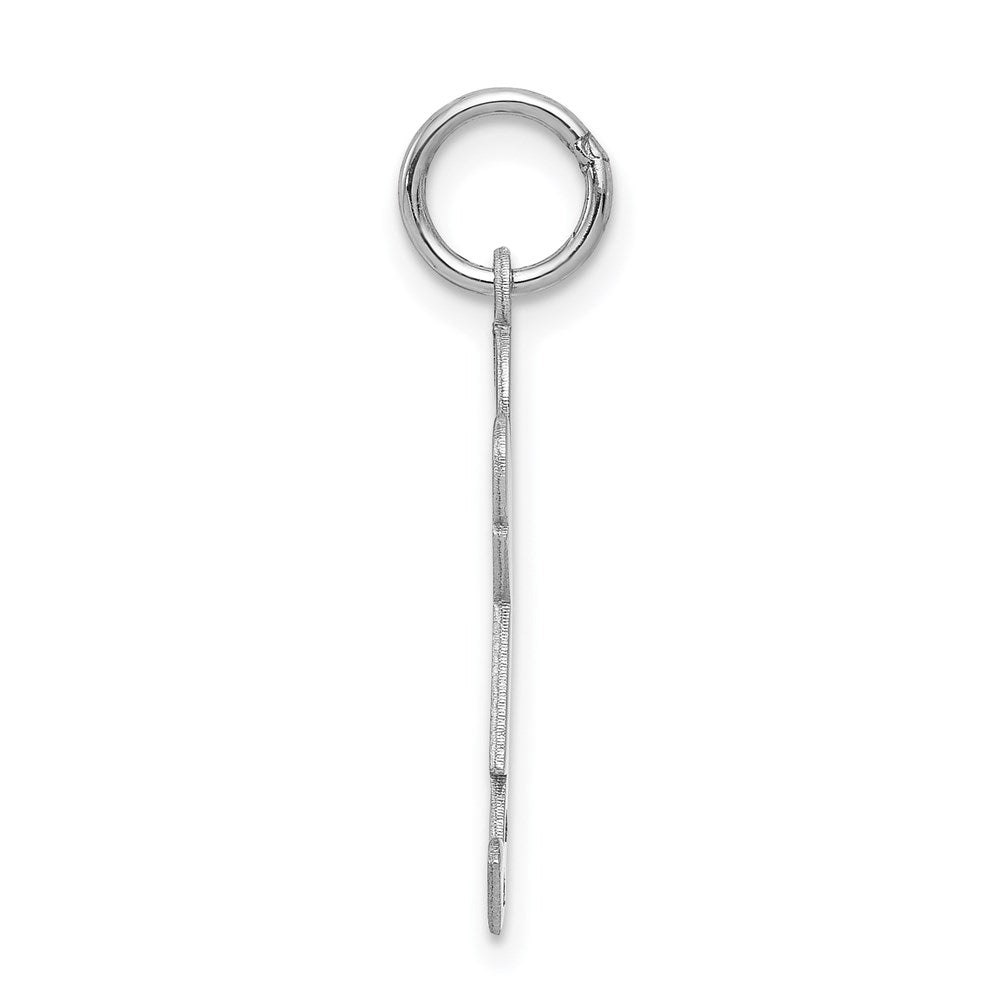 14k White Gold Charm