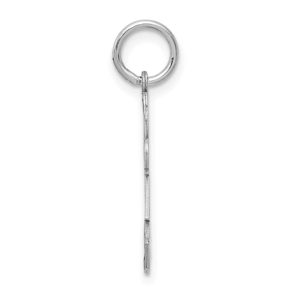 14k White Gold Charm