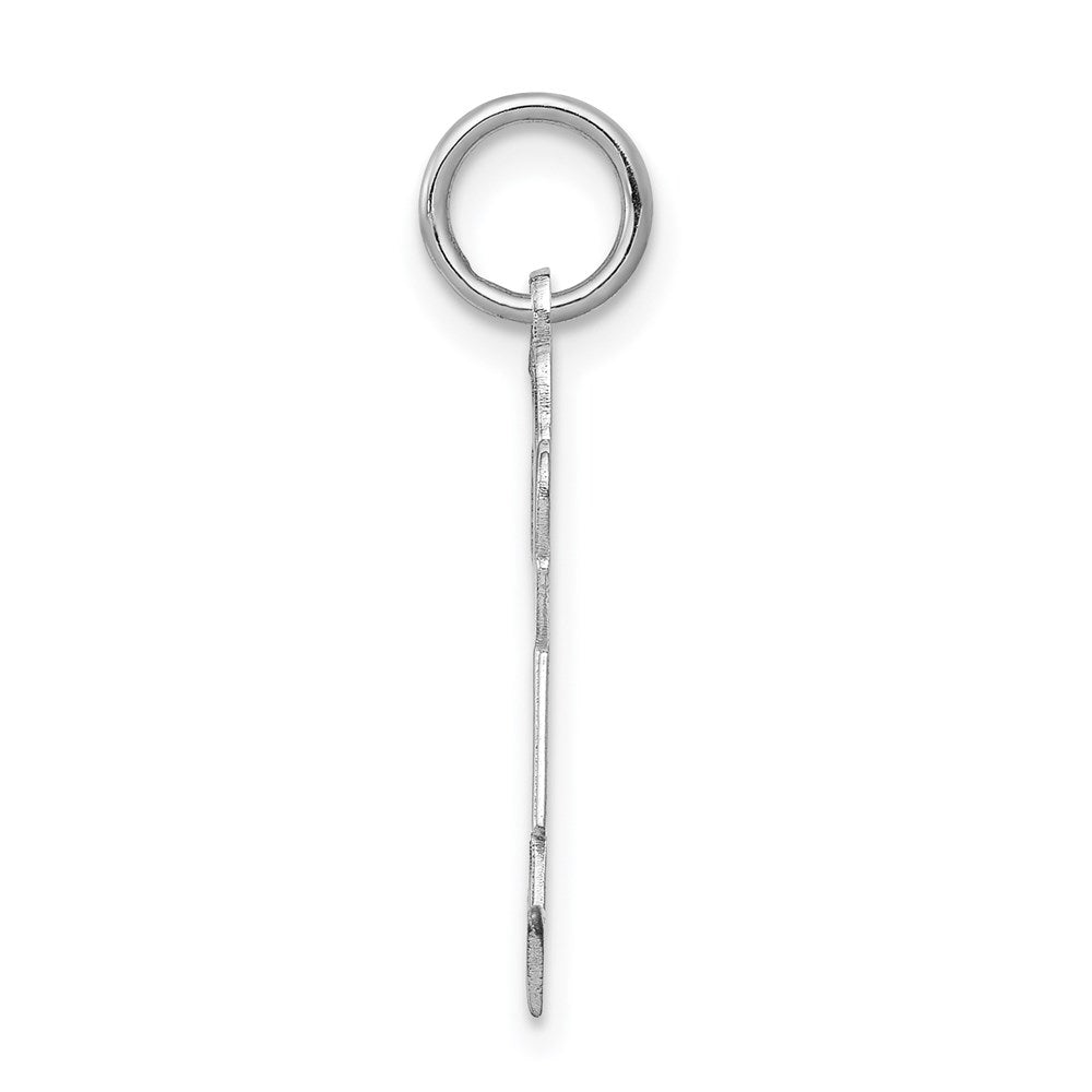 14k White Gold Charm