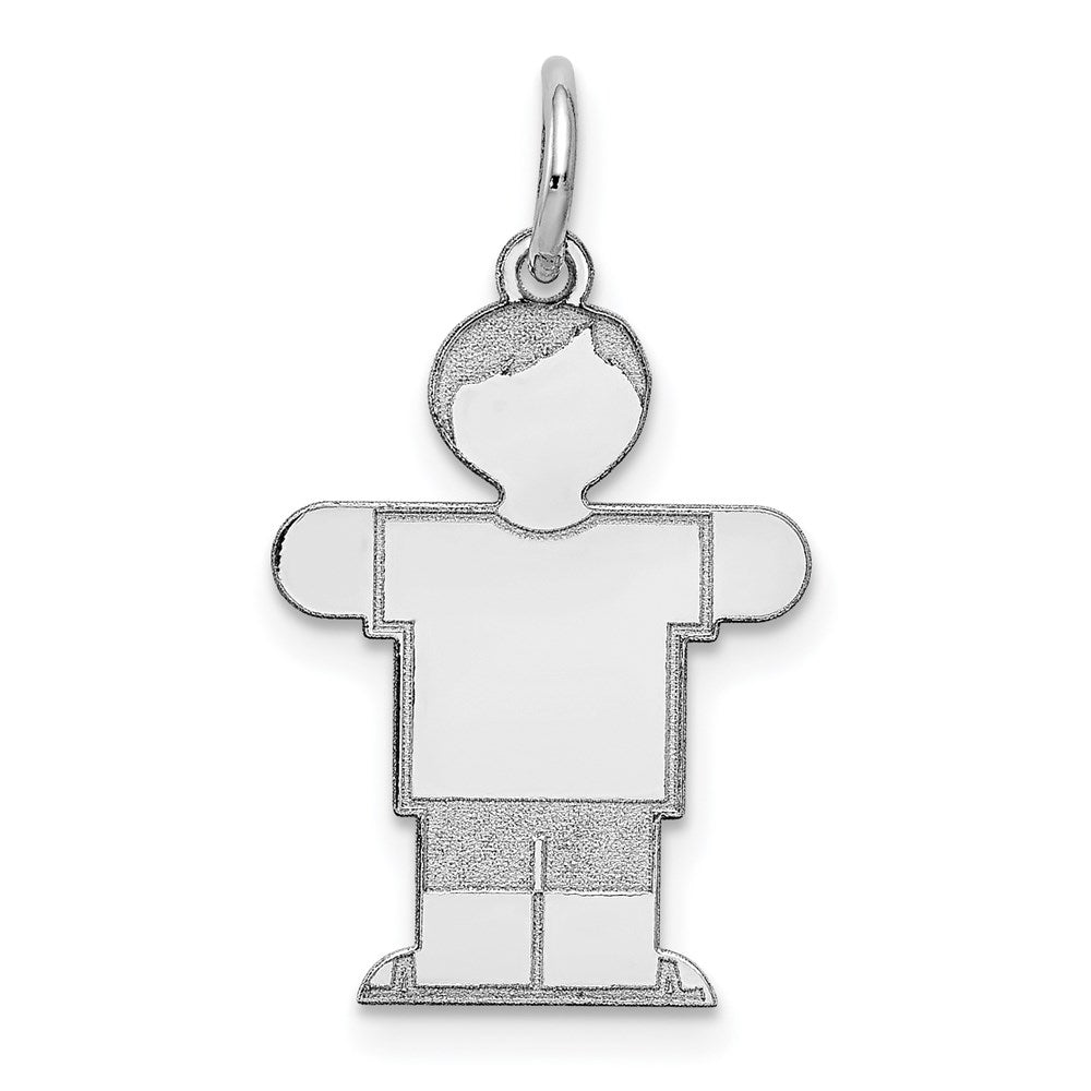 14k White Gold Charm