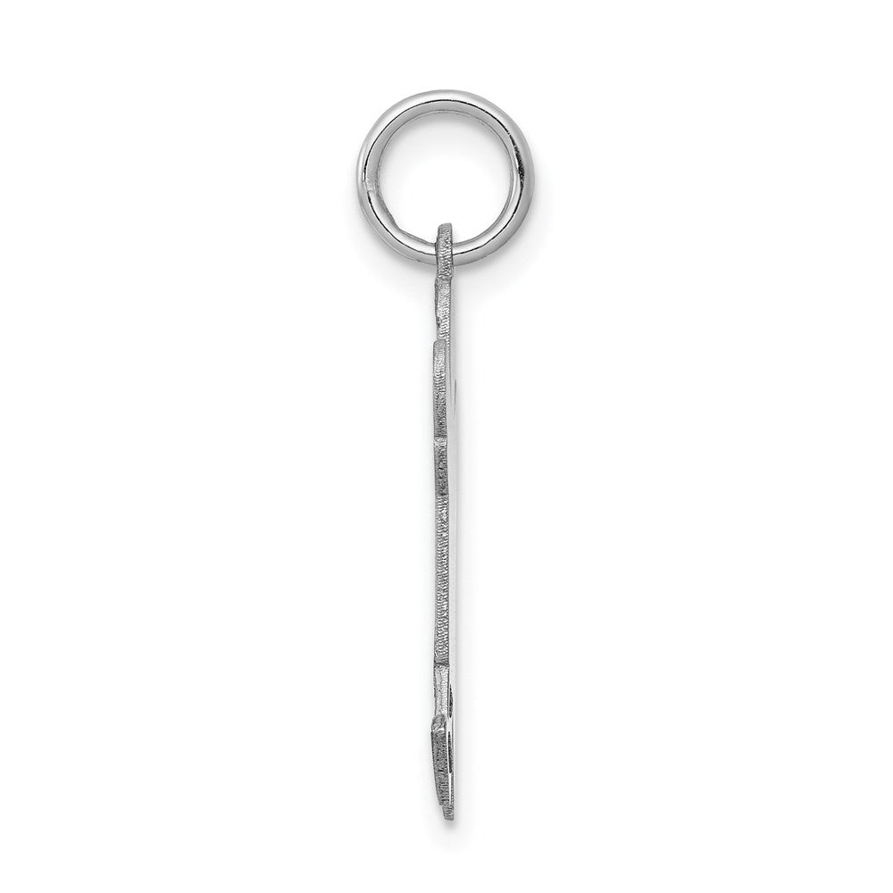 14k White Gold Charm