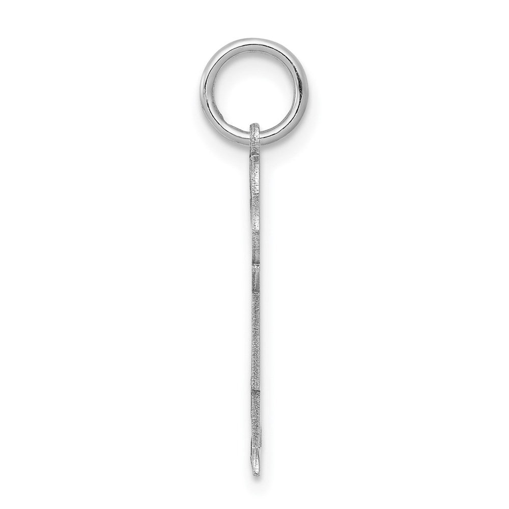 14k White Gold Charm