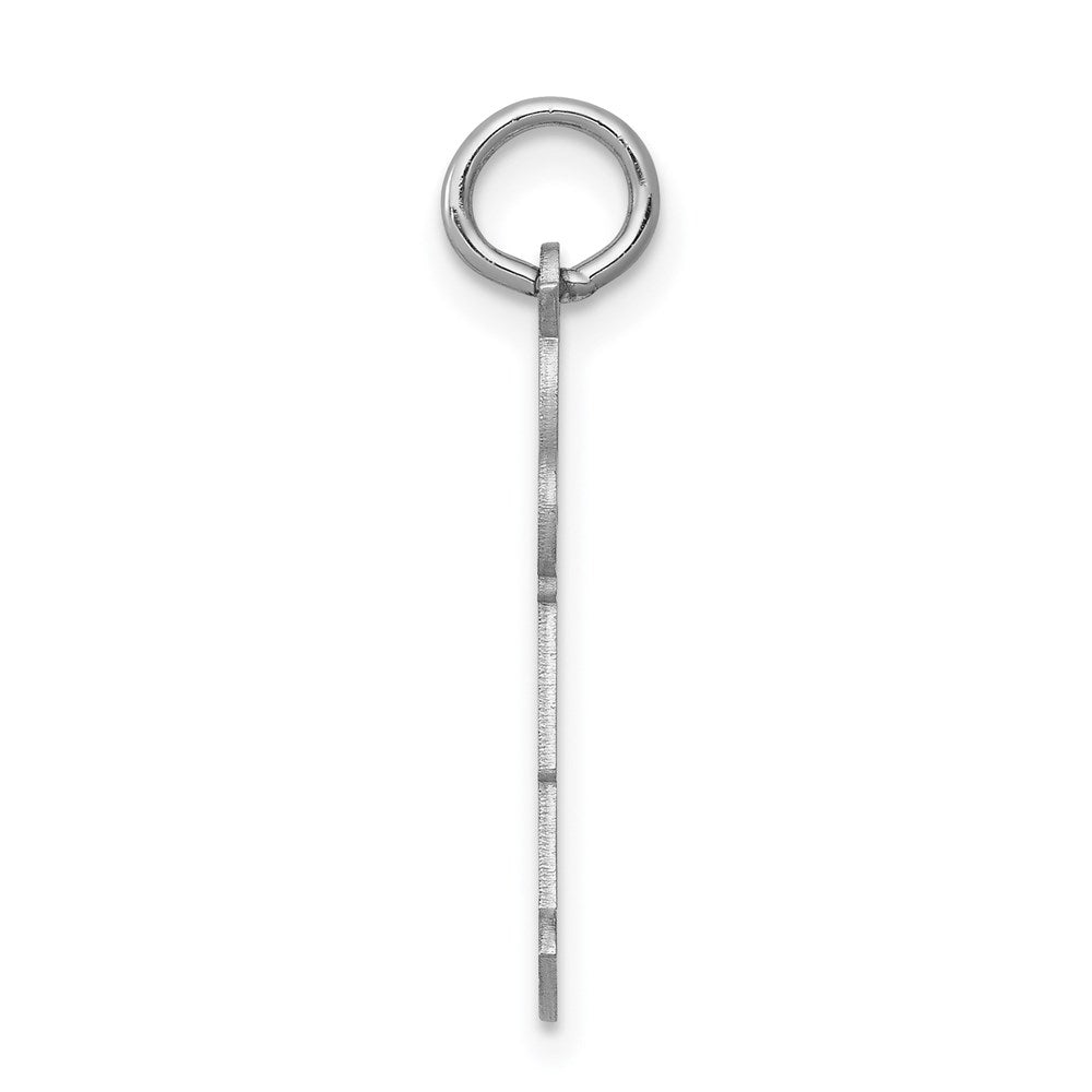 14k White Gold Charm