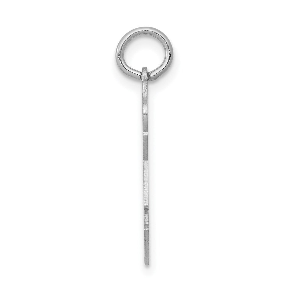 14k White Gold Charm