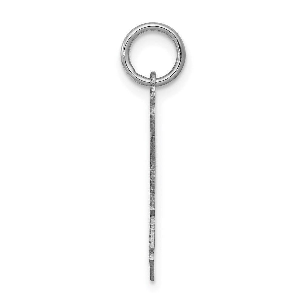 14k White Gold Charm