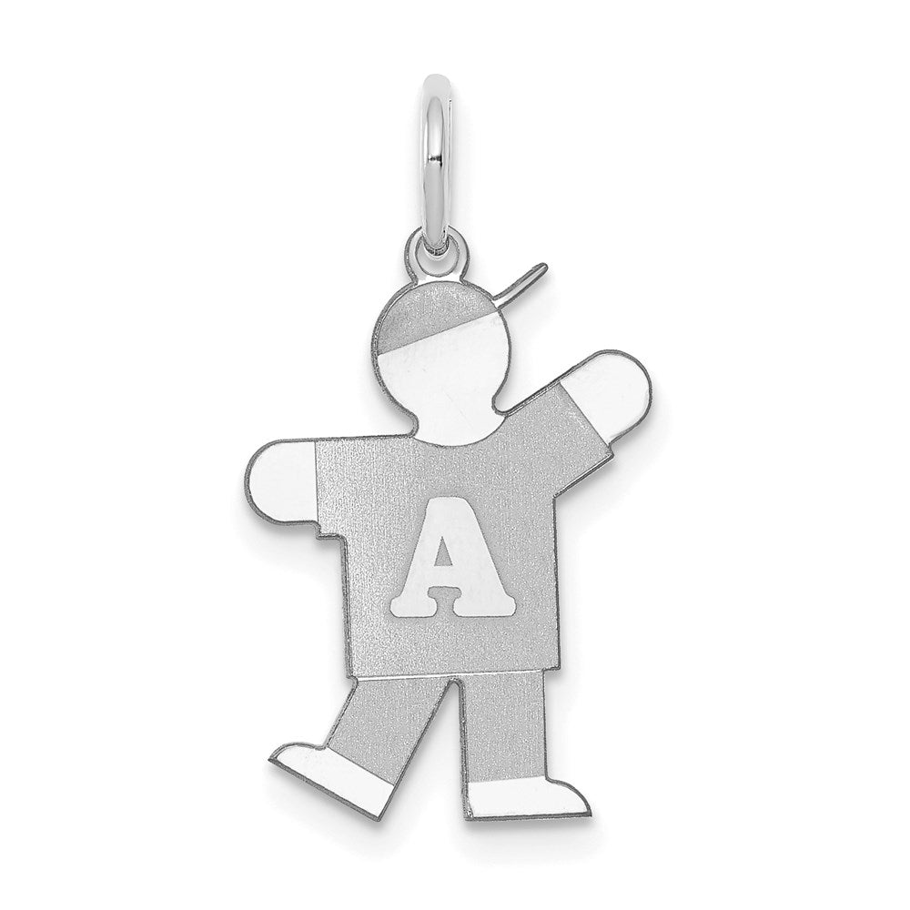 14k White Gold Charm