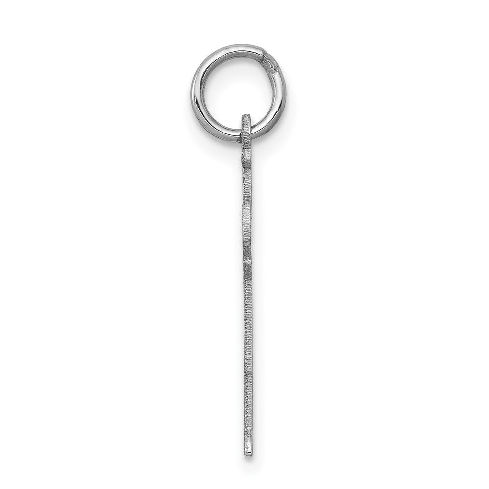 14k White Gold Charm