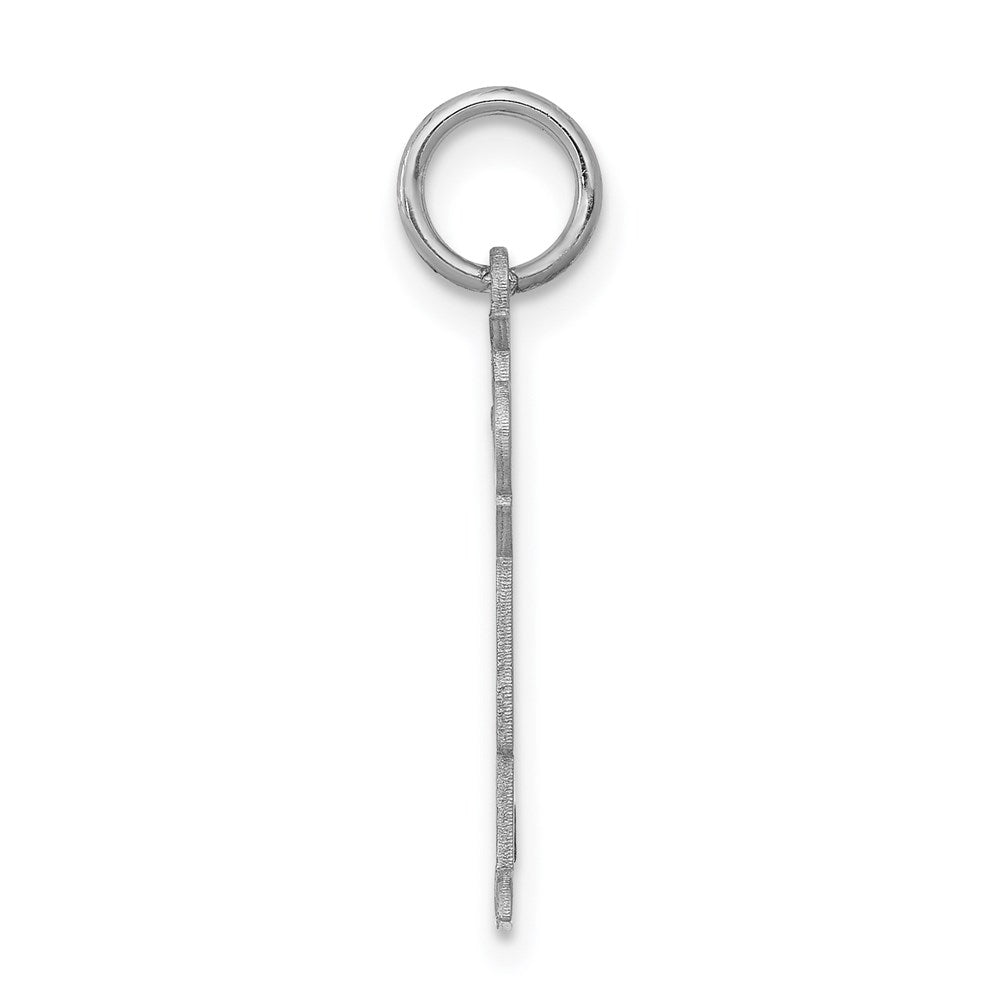 14k White Gold Charm