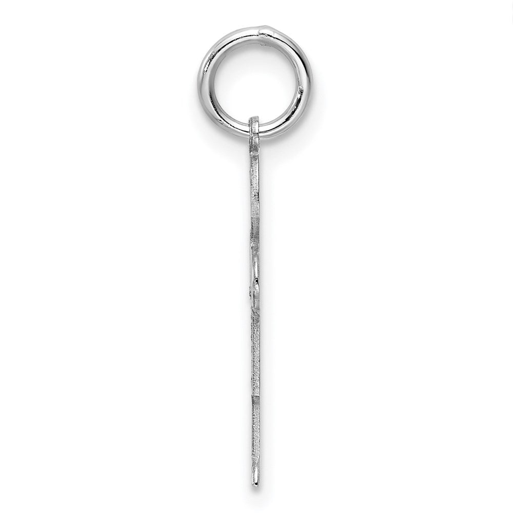 Sterling Silver Rhodium-plated Hugs Charm
