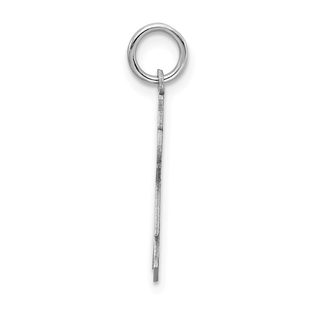 Sterling Silver Rhodium-plated Joy Charm