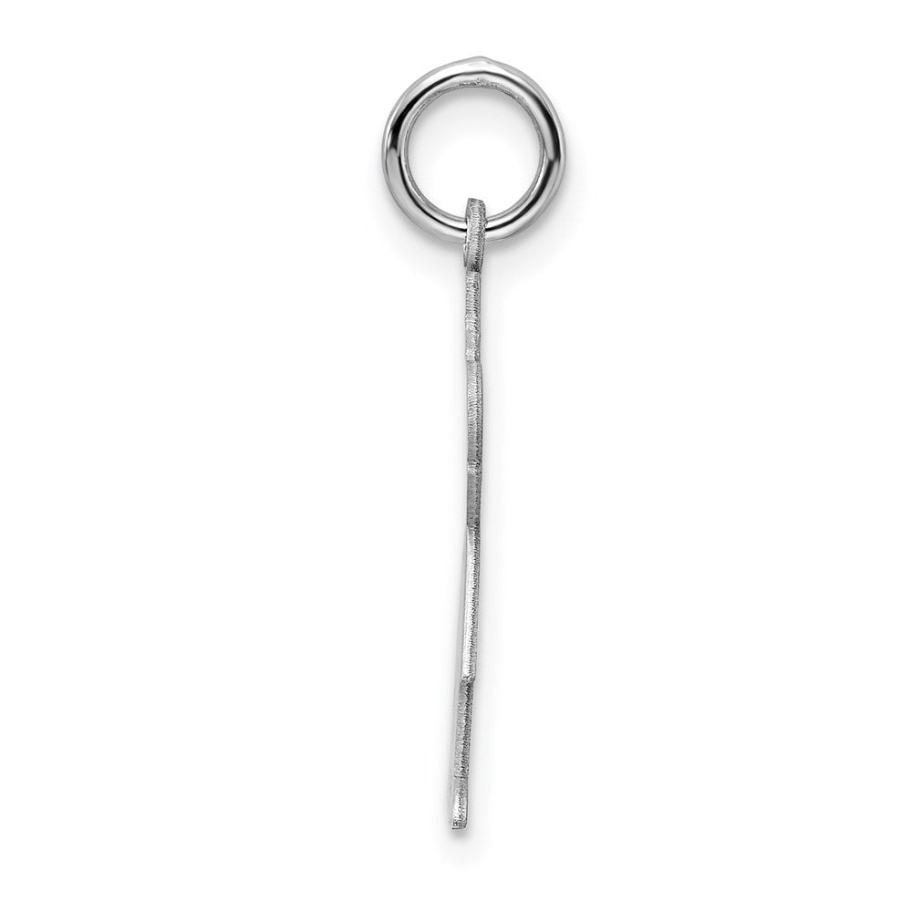 Sterling Silver Rhodium-plated Love Charm