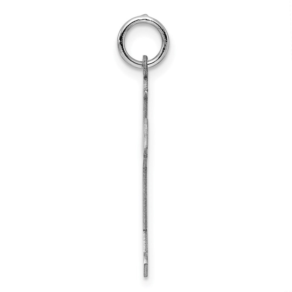 Sterling Silver Rhodium-plated Joy Charm