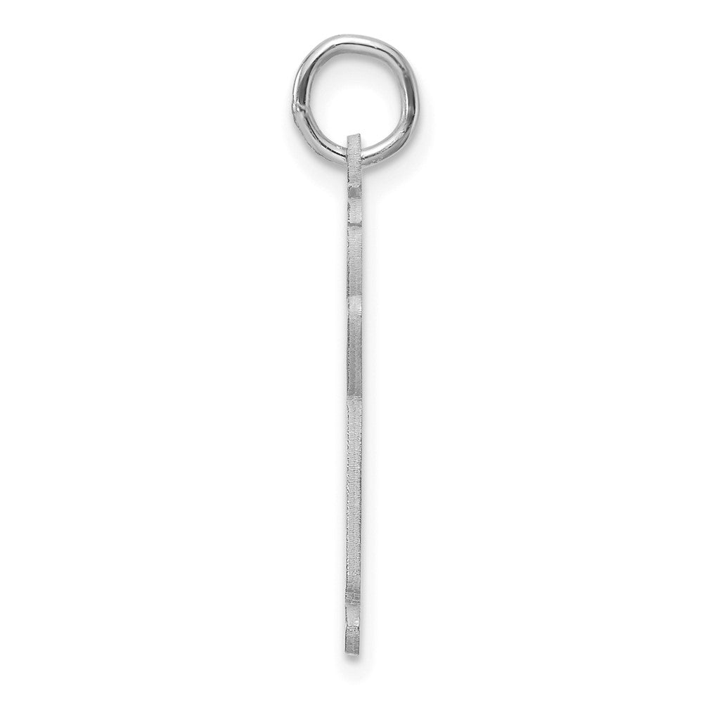 Sterling Silver Rhodium-plated Class of 2023 Boy Cuddle Charm
