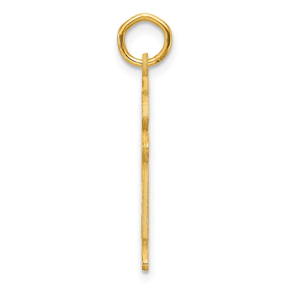 Sterling Silver Gold-plated Class of 2024 Girl Cuddle Charm
