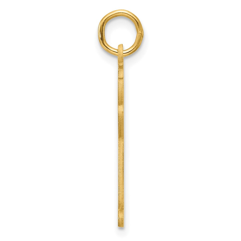 Sterling Silver Gold-plated Class of 2024 Boy Cuddle Charm