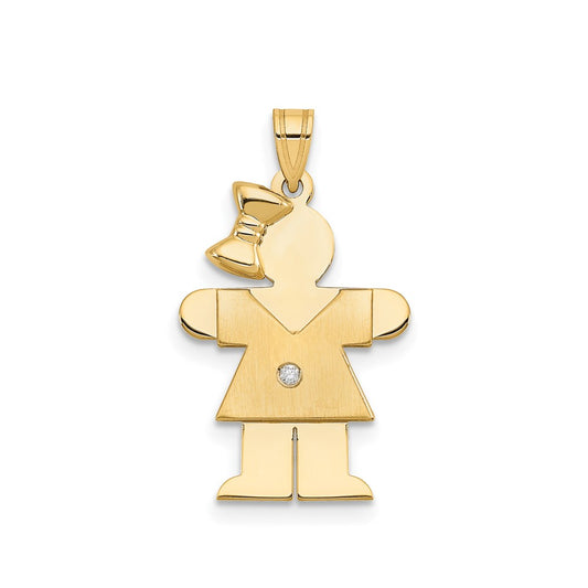 14k A Diamond Pendant