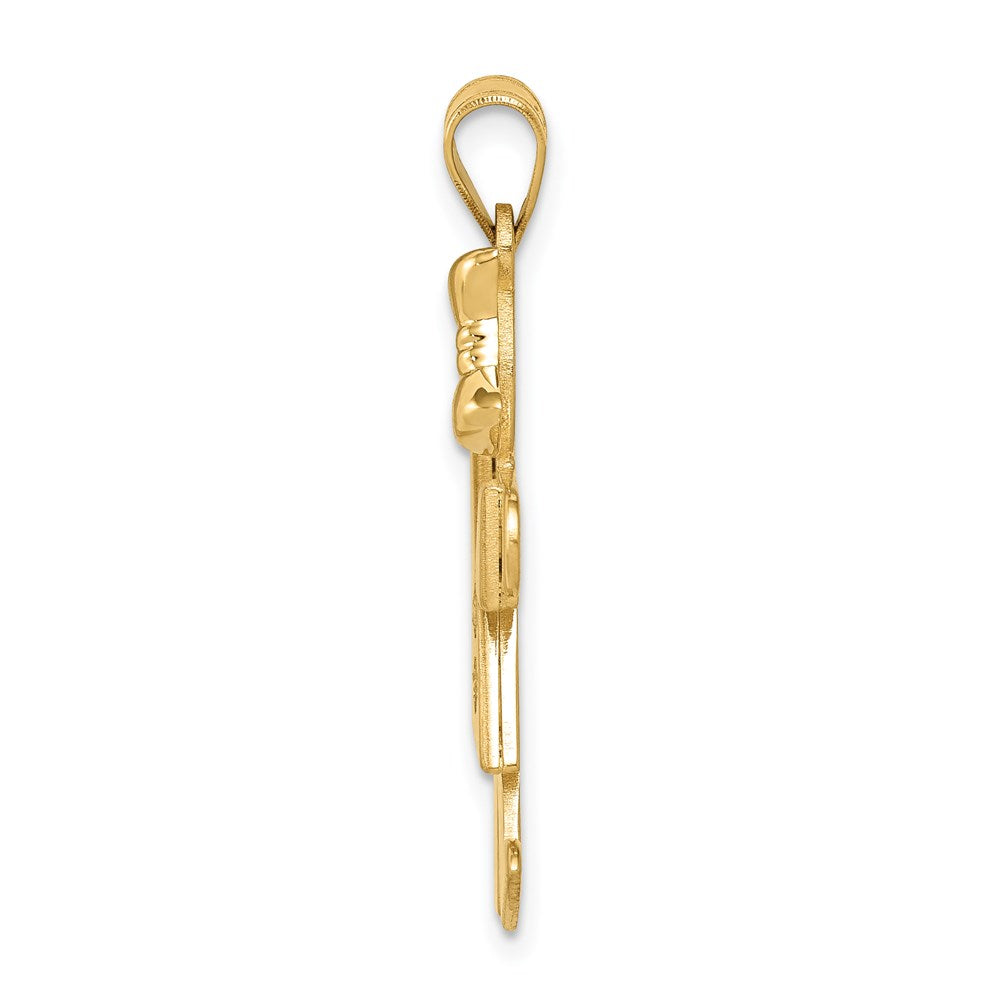 14k AAA Diamond Pendant