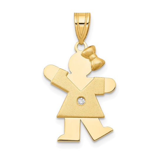 14k A Diamond Pendant