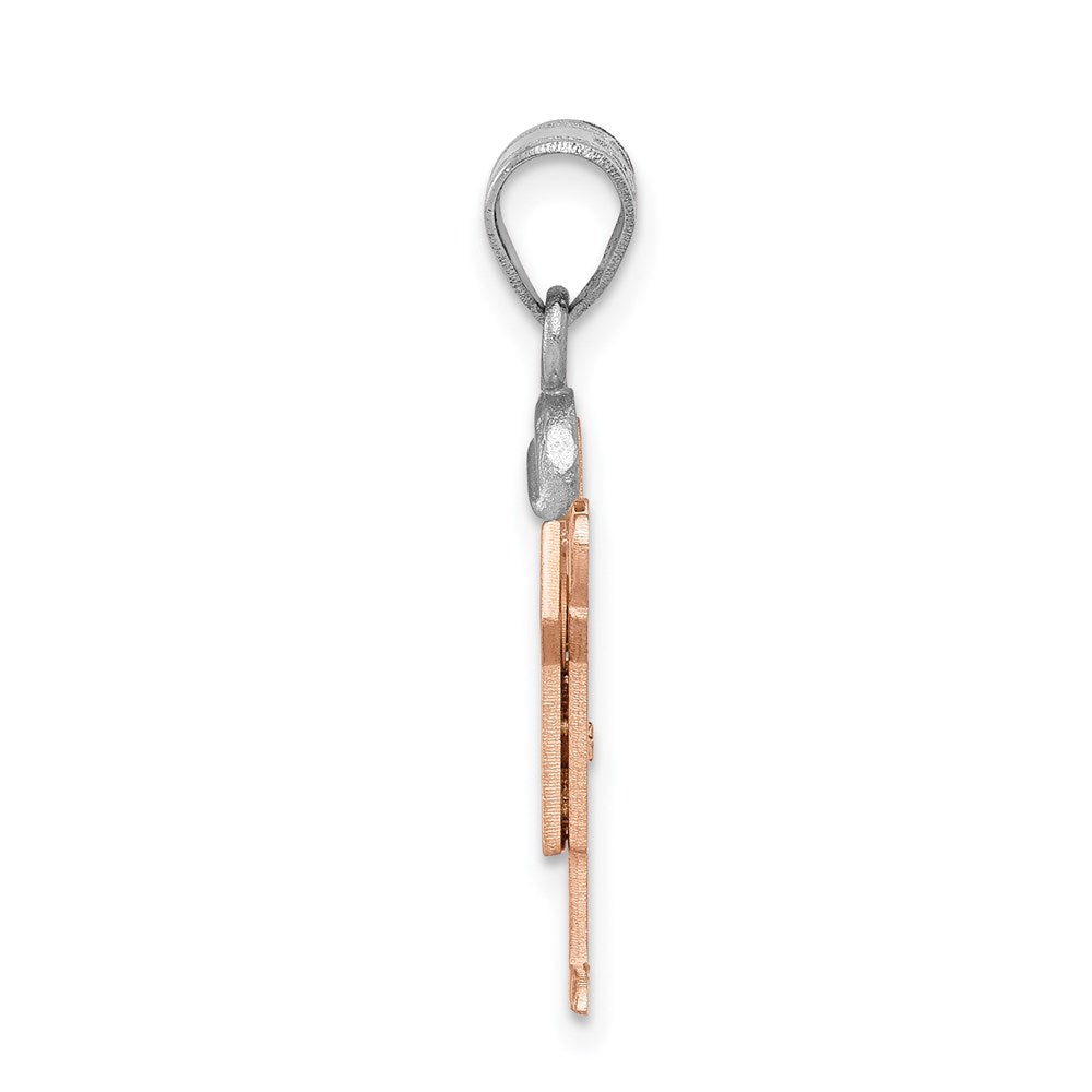 14k AAA Diamond Pendant