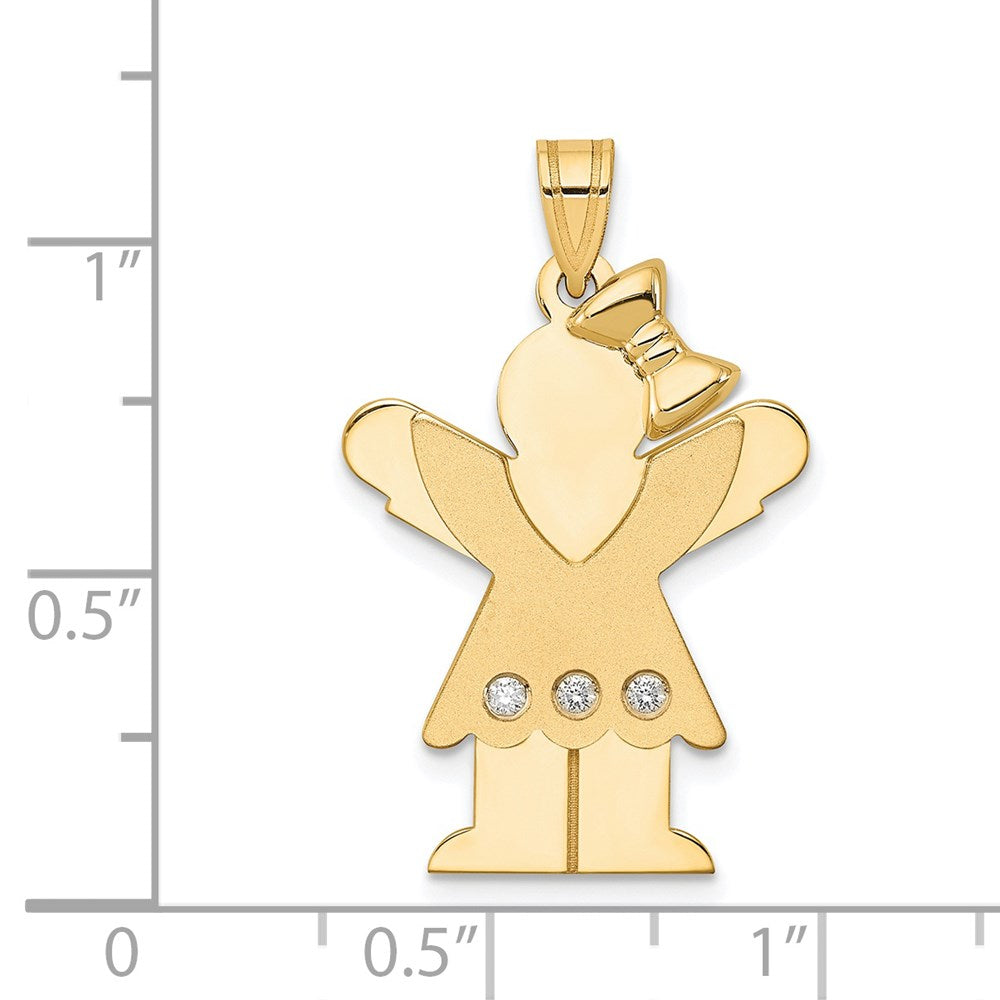 14k A Diamond Pendant
