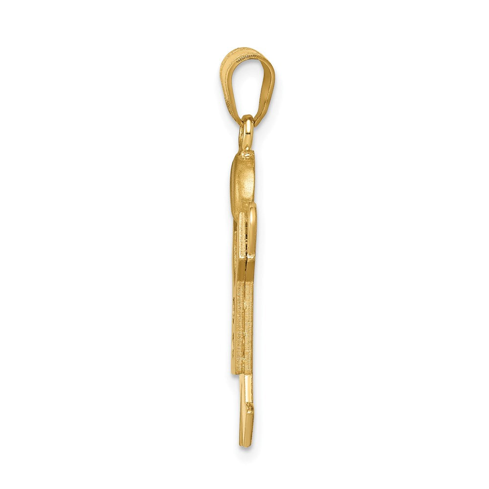 14k AA Diamond pendant