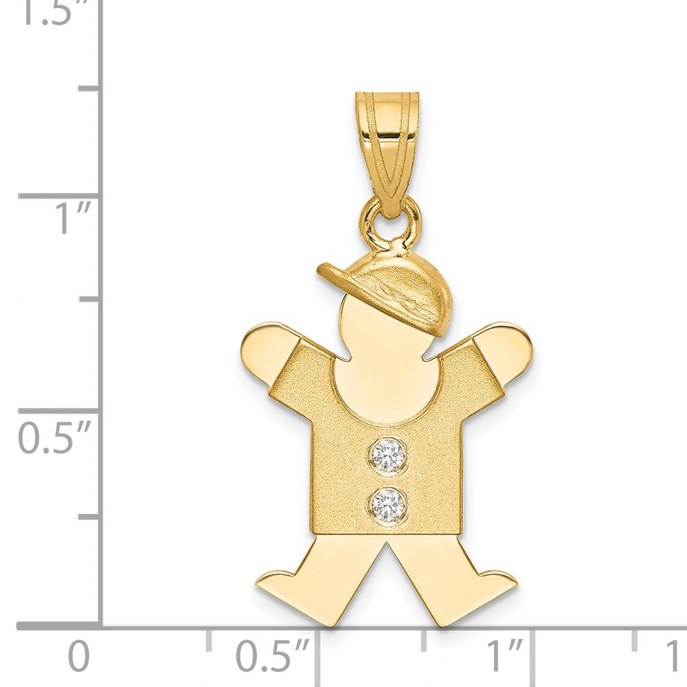 14k A Diamond Pendant